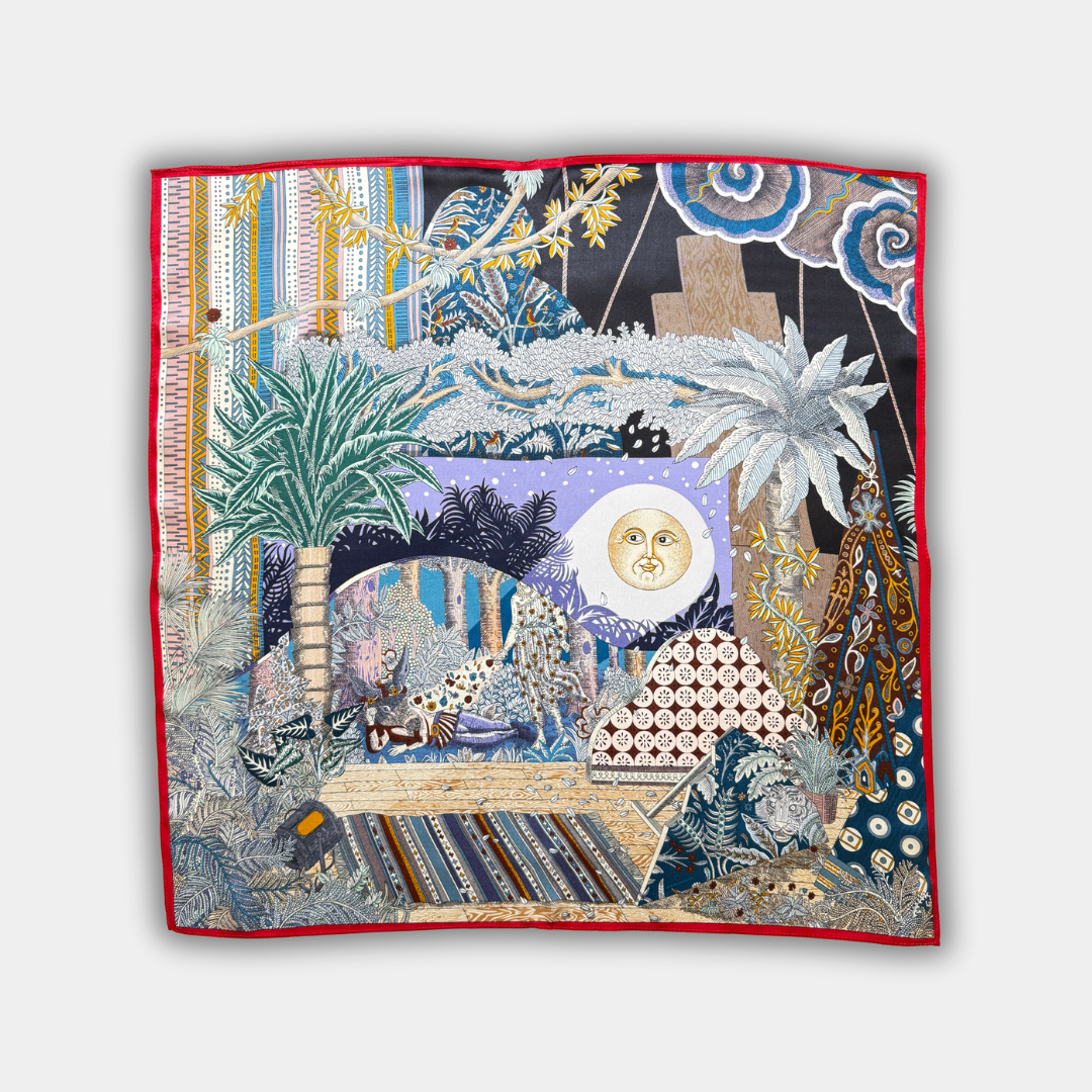 Šilkinė skarelė No.18 | 68x68